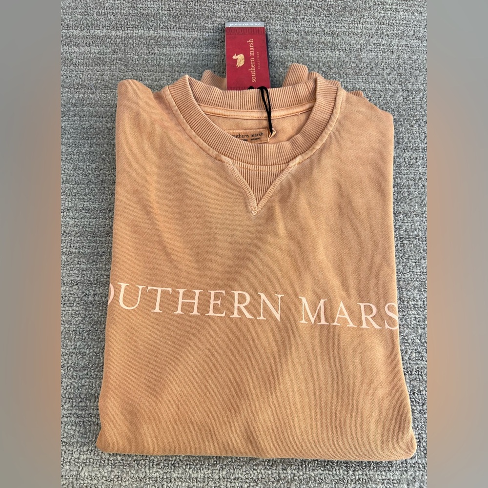 Southern Marsh seawash sweatshirt crewneck sweater Caramel Men’s
